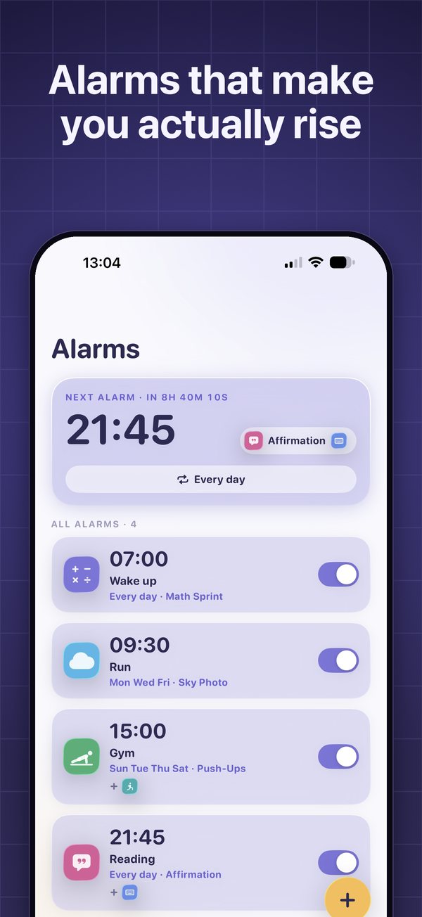 One alarm, several missions
