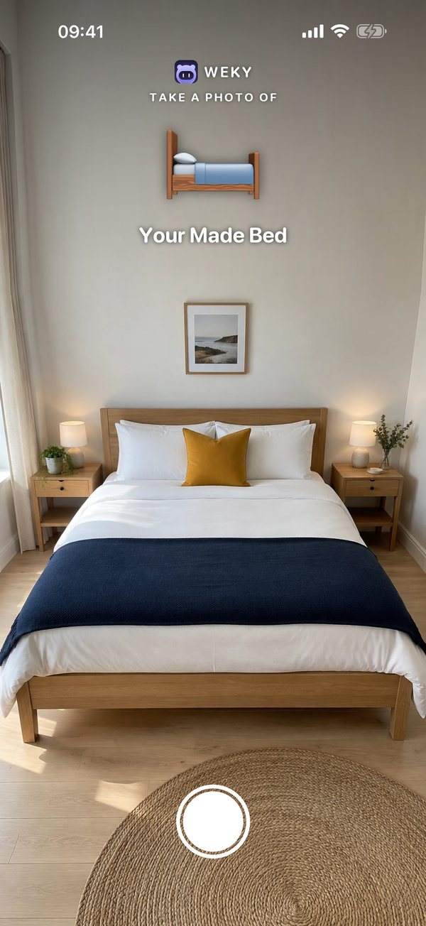 …or once the bed is made