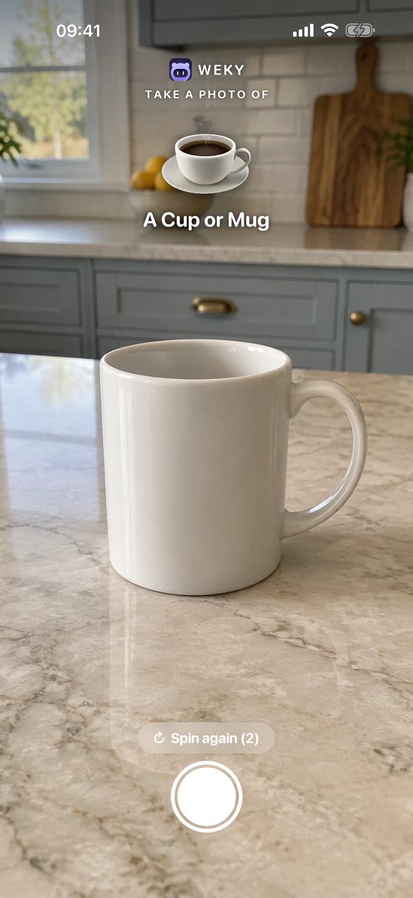 Object Hunt: a new object each time